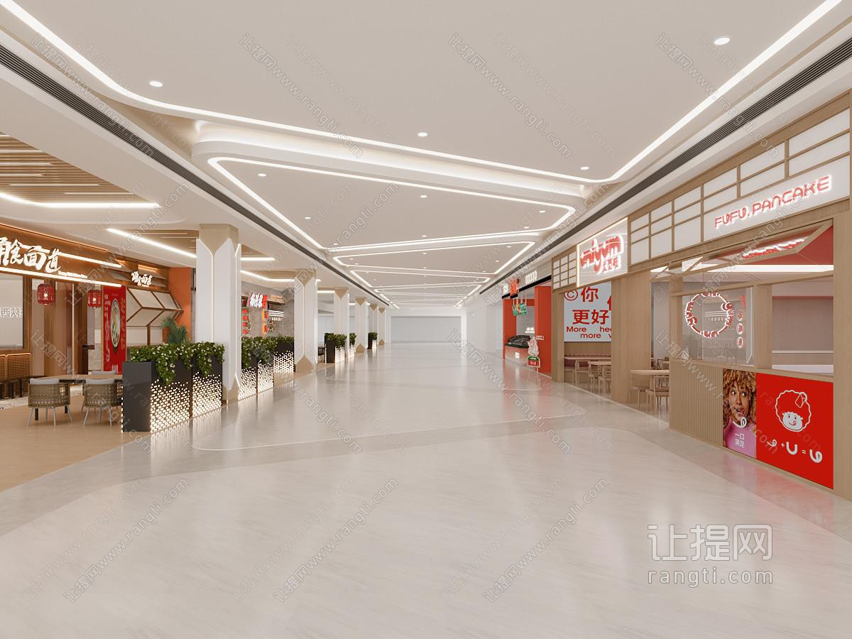 现代新中式商场