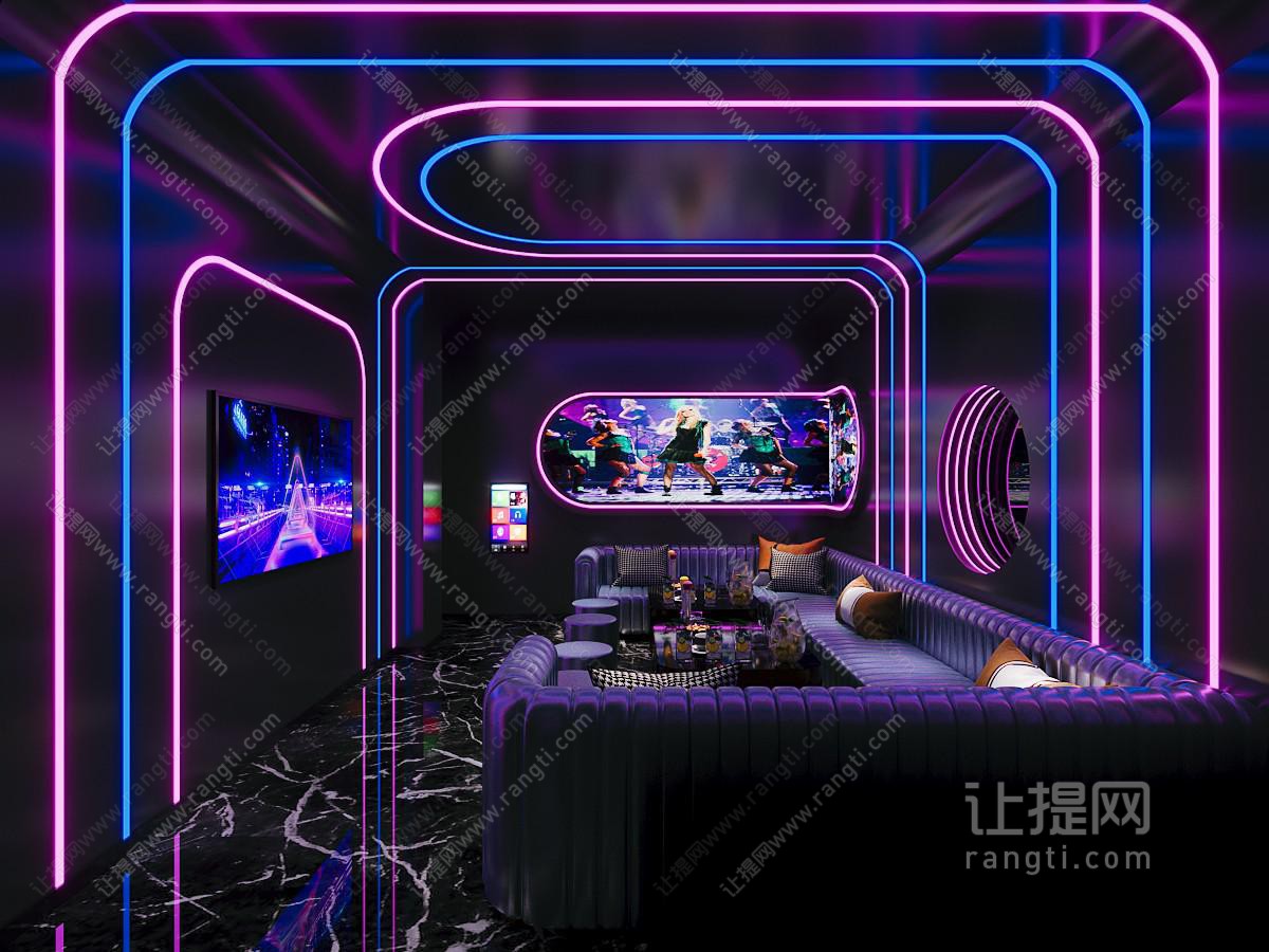 现代KTV包房