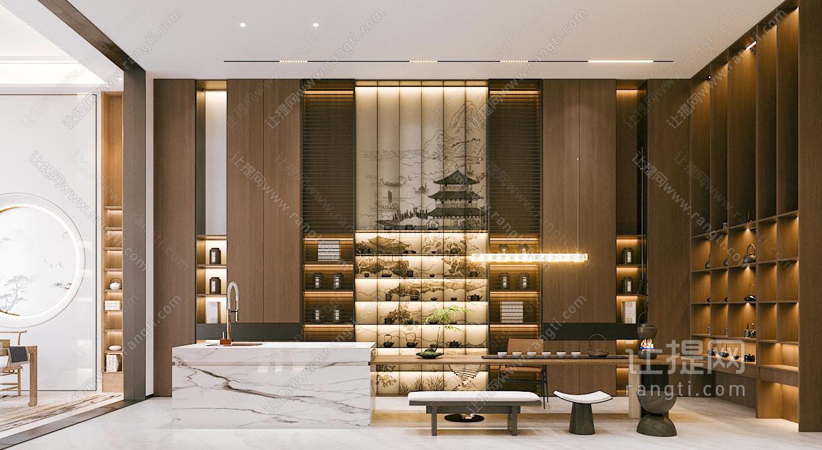 新中式中式茶叶店