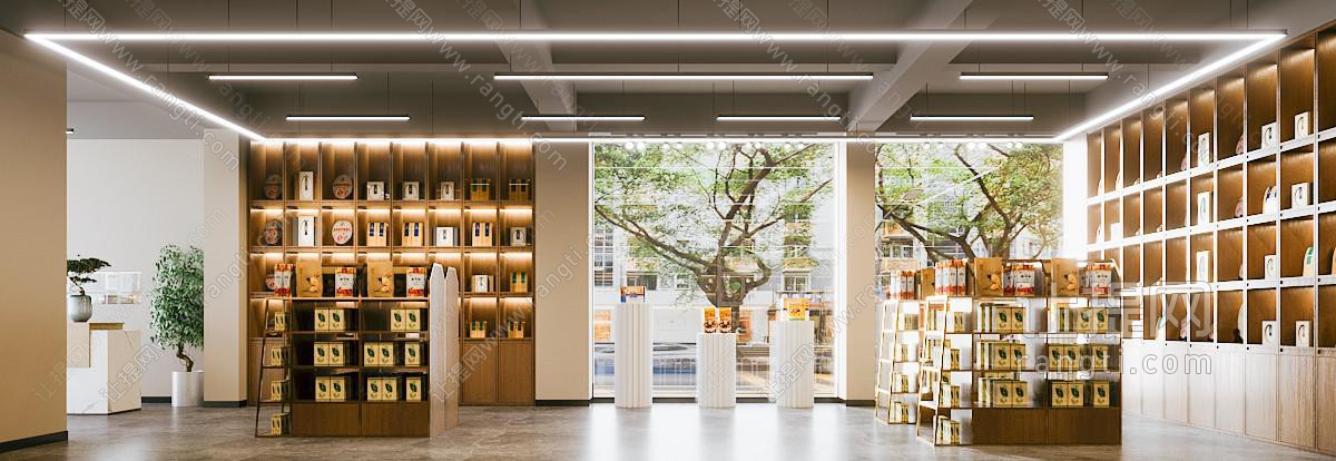 现代新中式茶叶店 茶叶 礼品店