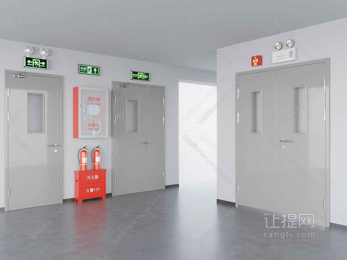 现代防火门 消防门