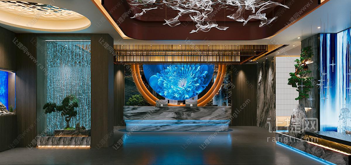 现代新中式足浴店