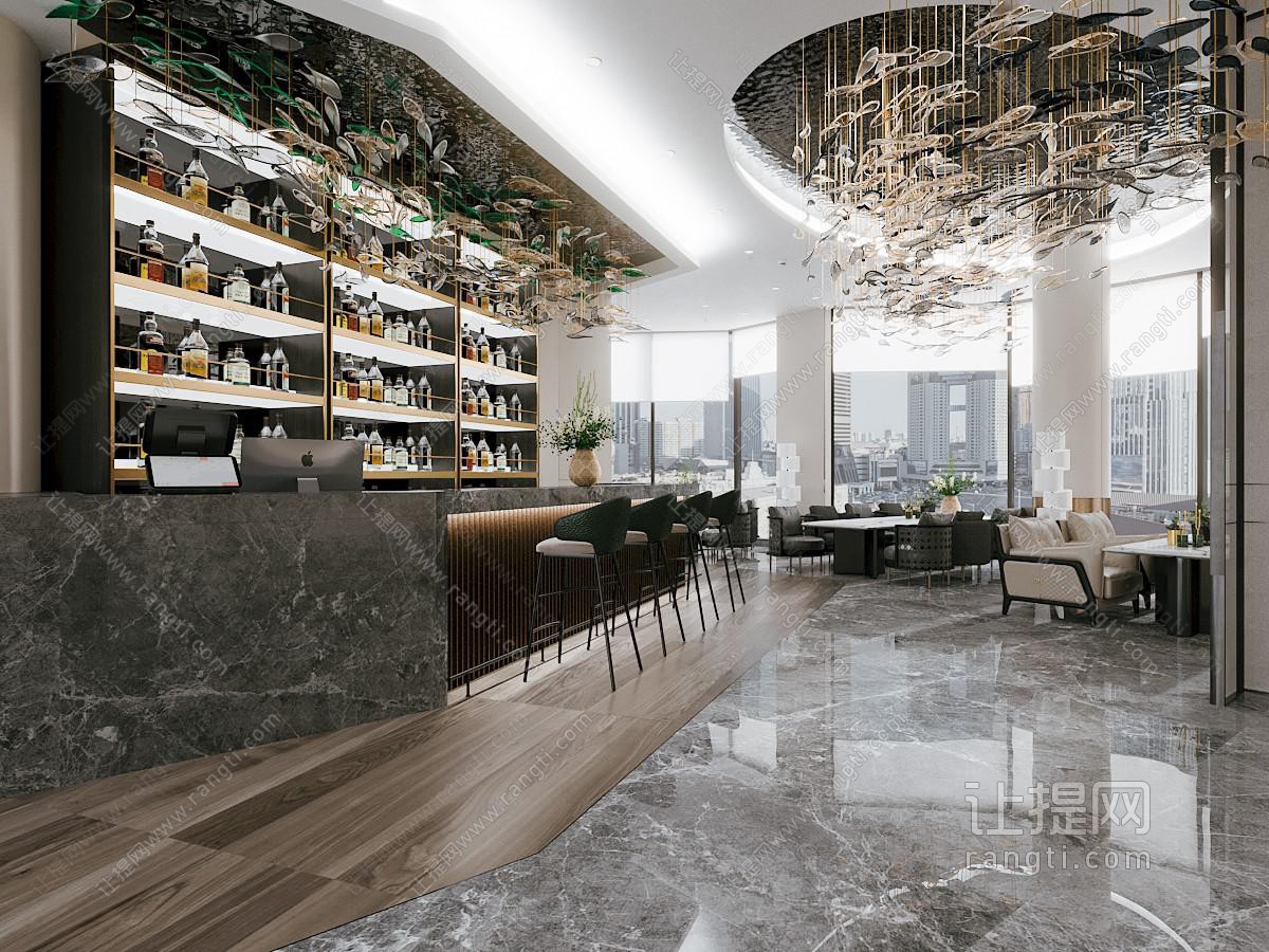 酒店大堂吧 酒吧区