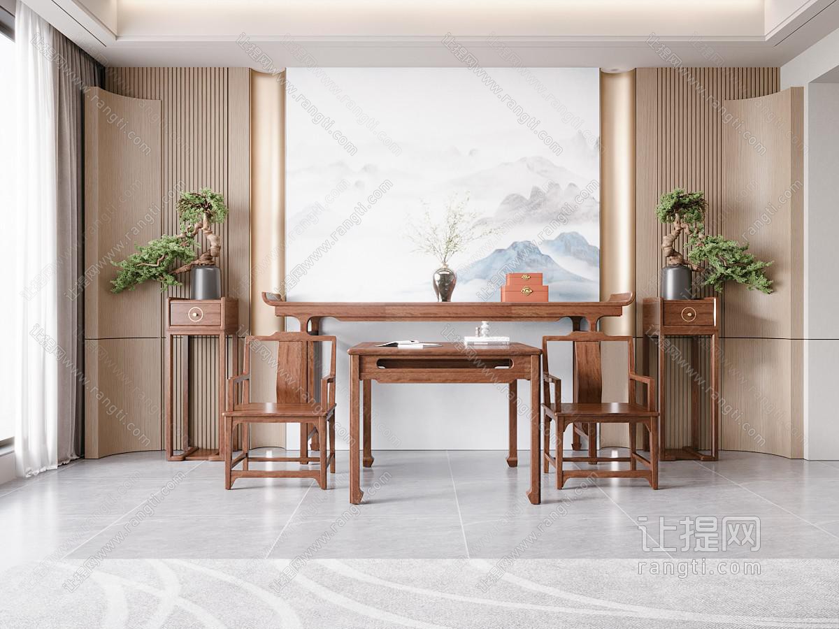新中式条案台