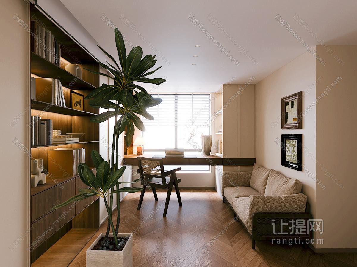 中古侘寂书房