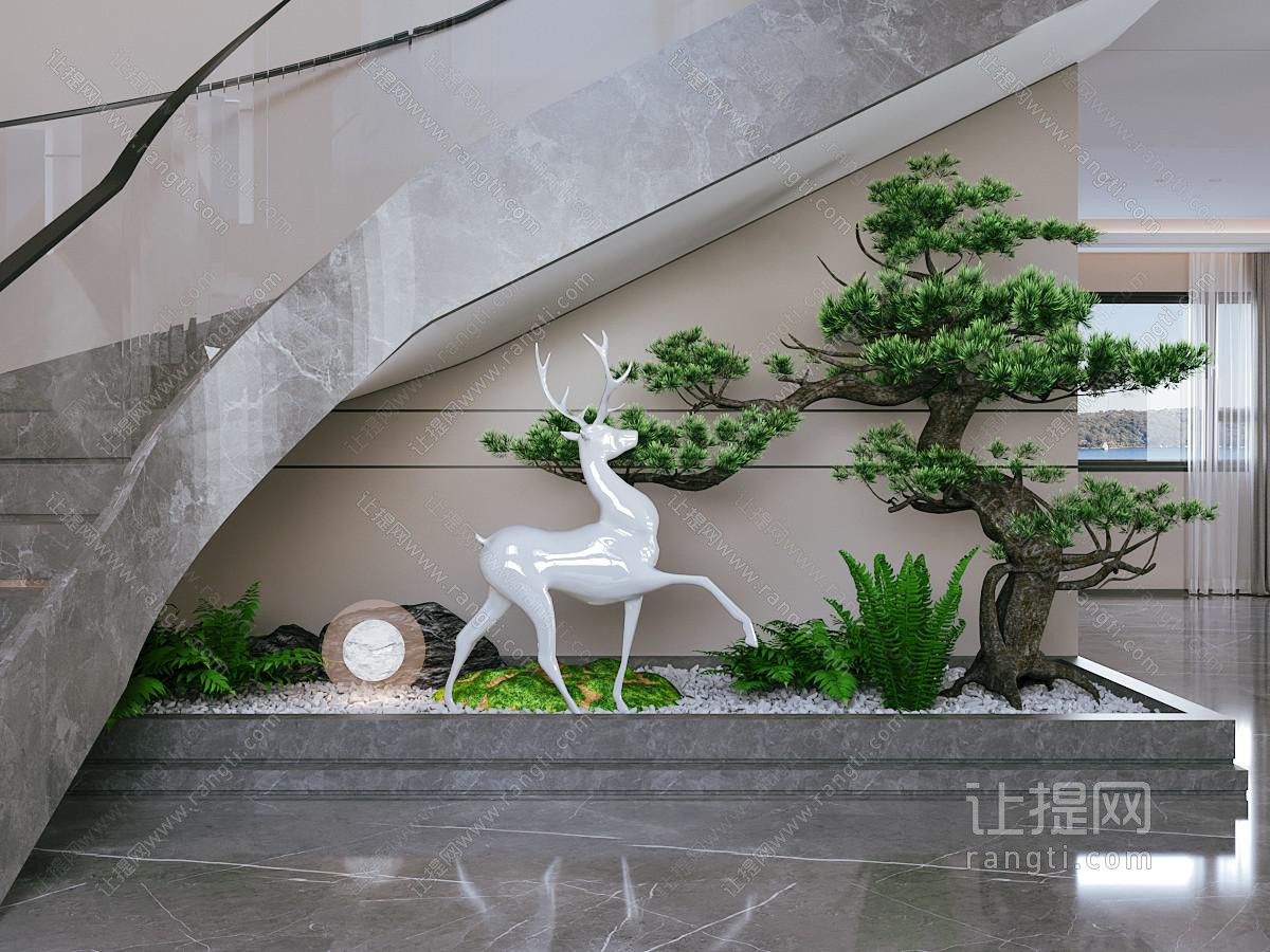 室内造景 植物堆