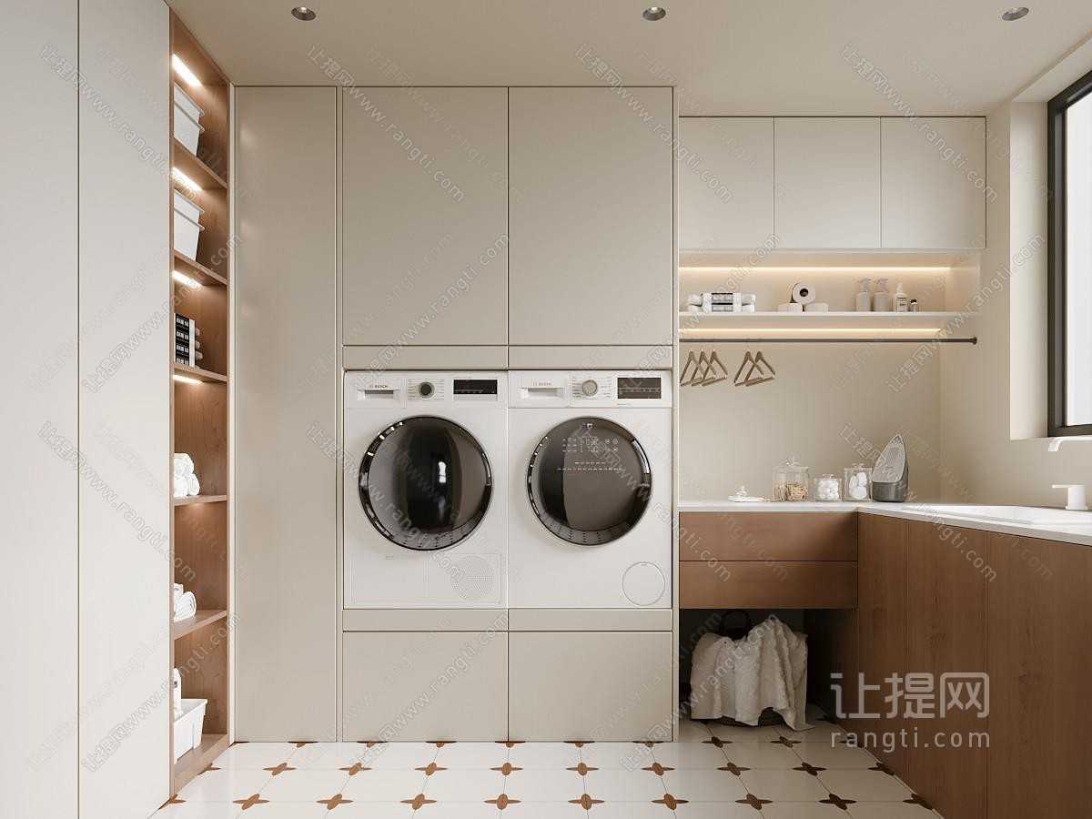 中古侘寂洗衣房