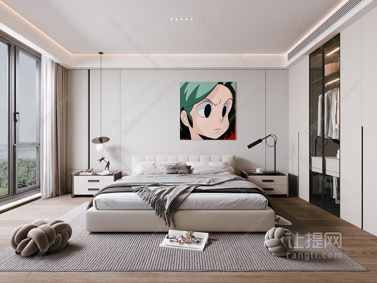 现代卧室 主卧