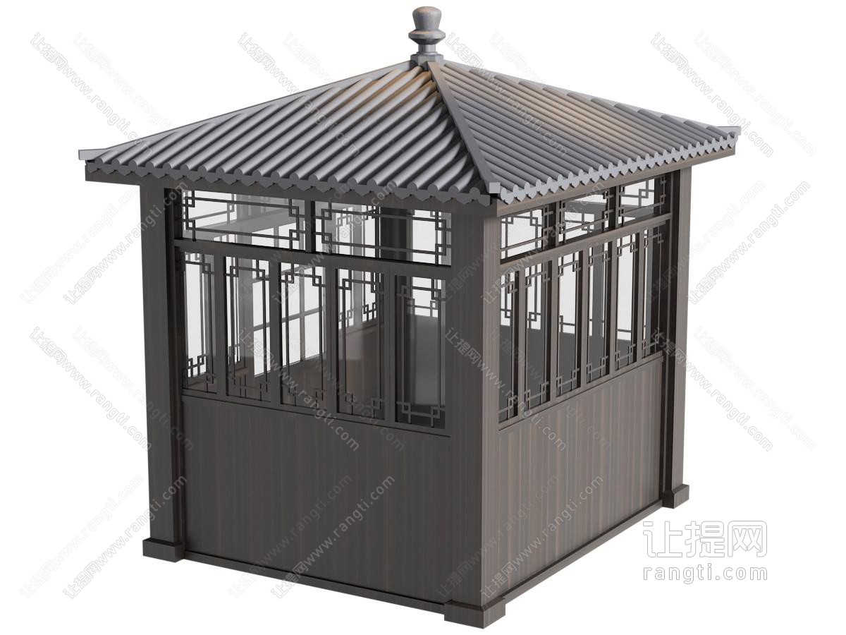 中式古建凉亭
