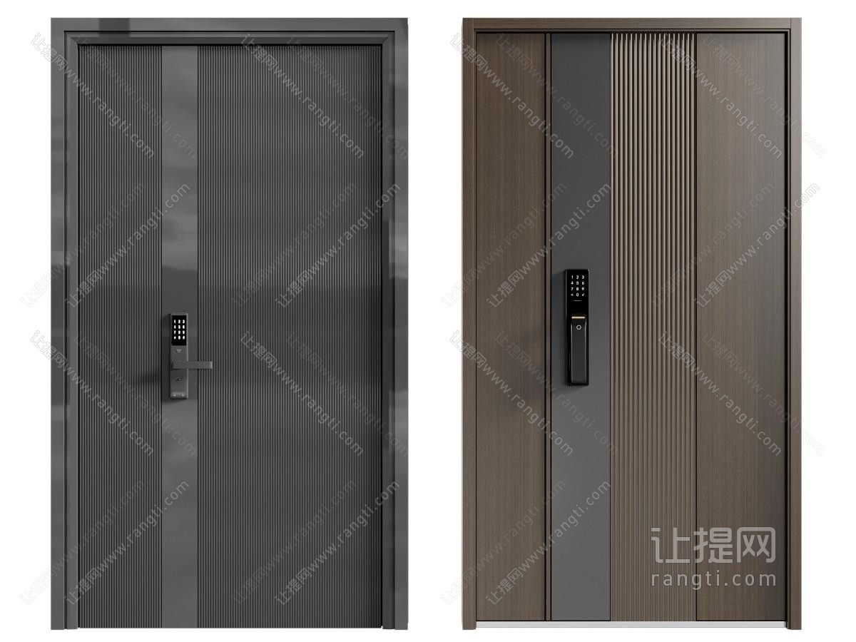 轻奢现代单开门