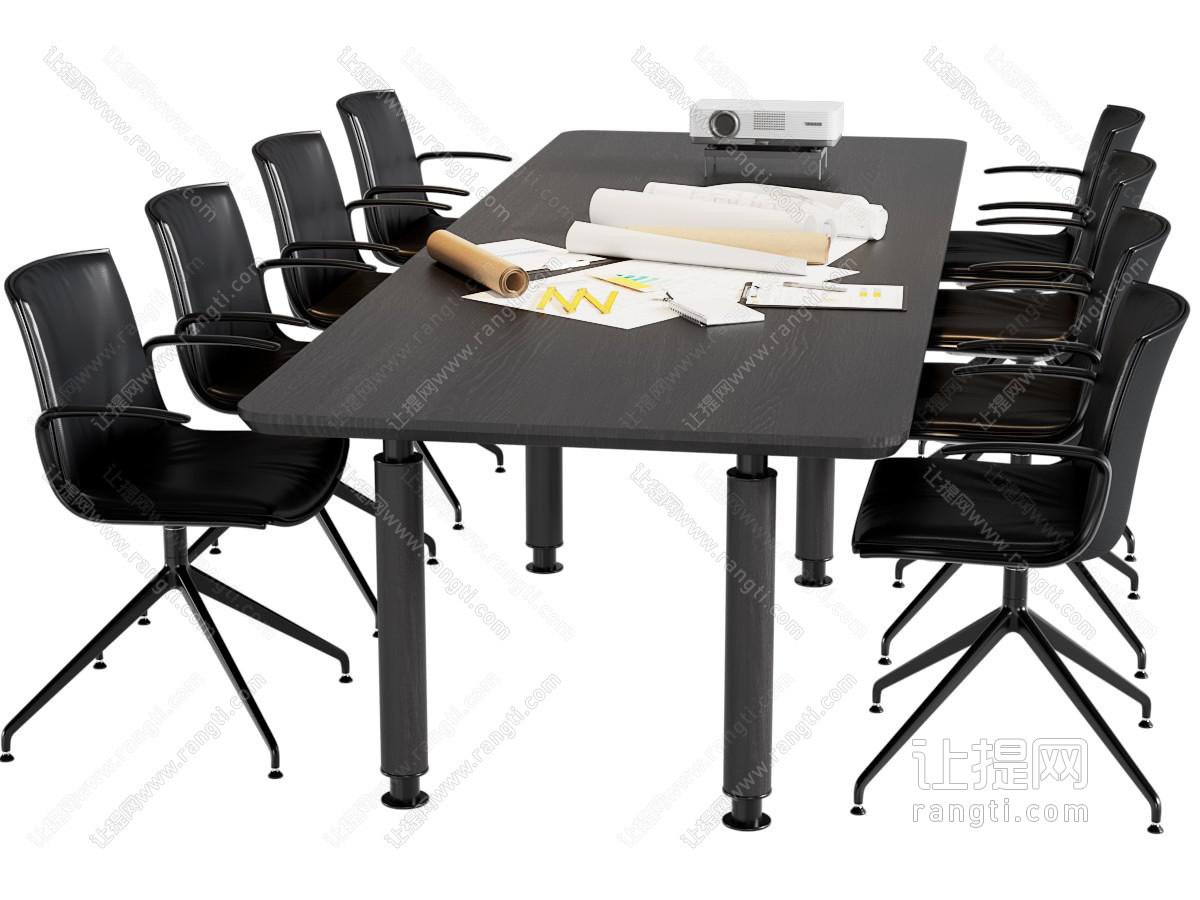 现代会议桌