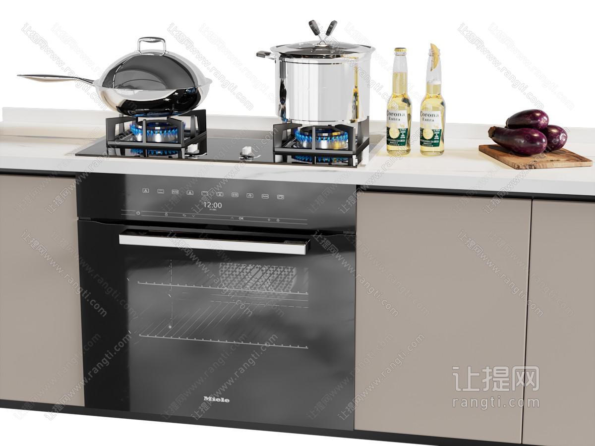 厨具 现代集成灶 烟机