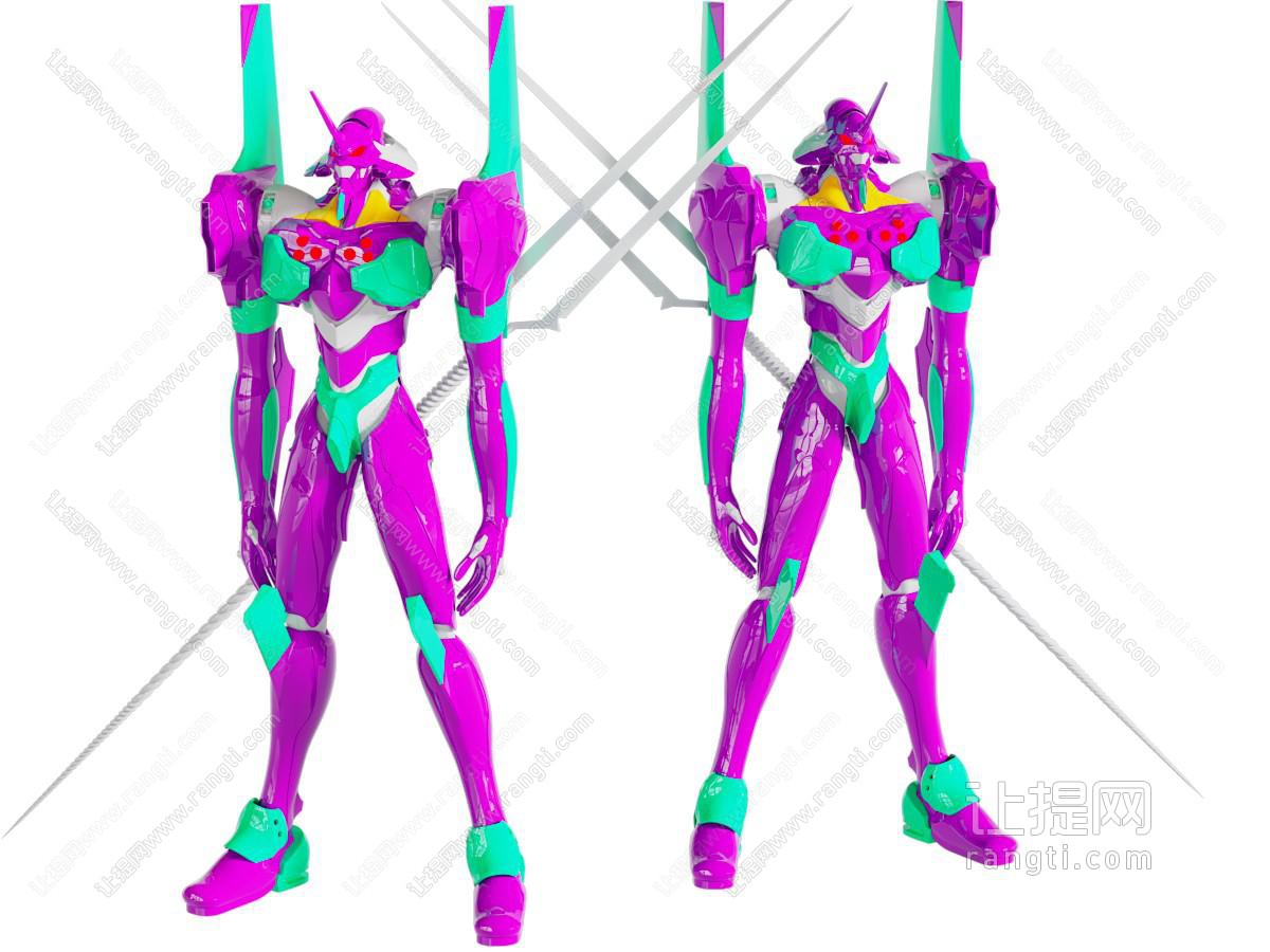 现代风格玩具机器人