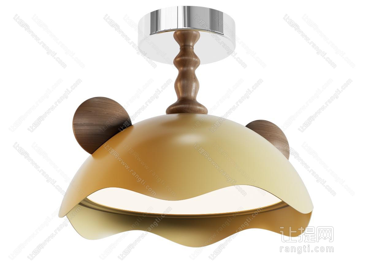 侘寂中古吸顶灯