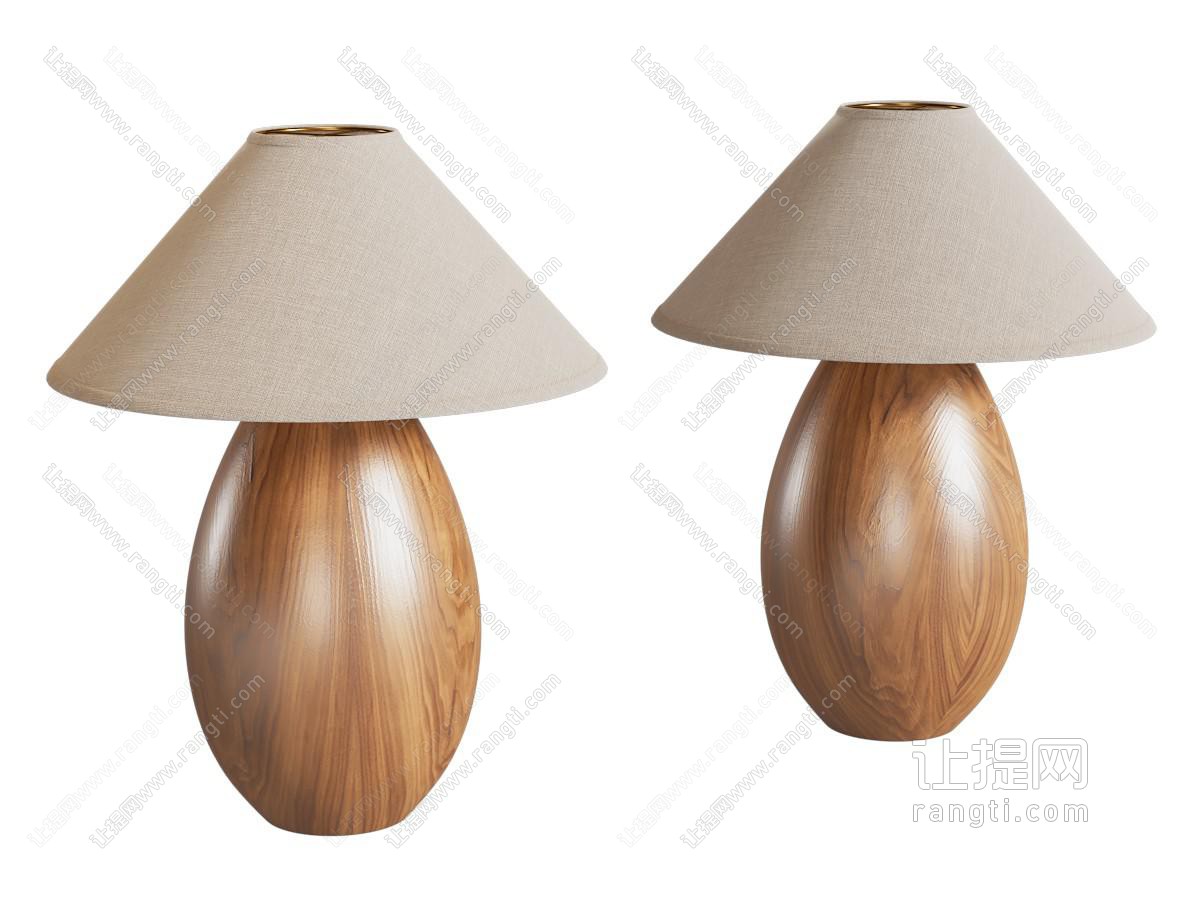 现代侘寂中古台灯