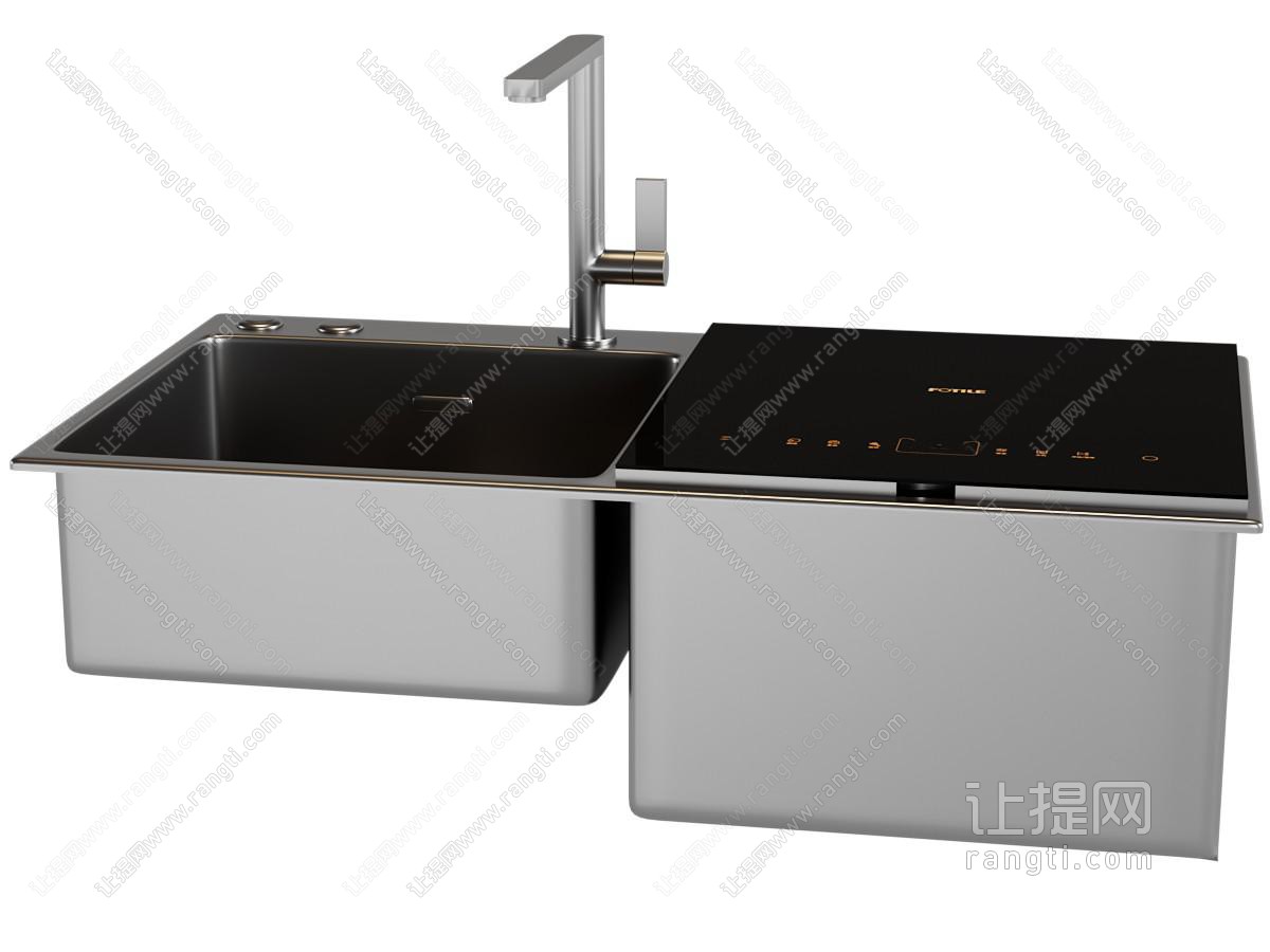 现代洗碗机 厨房电器