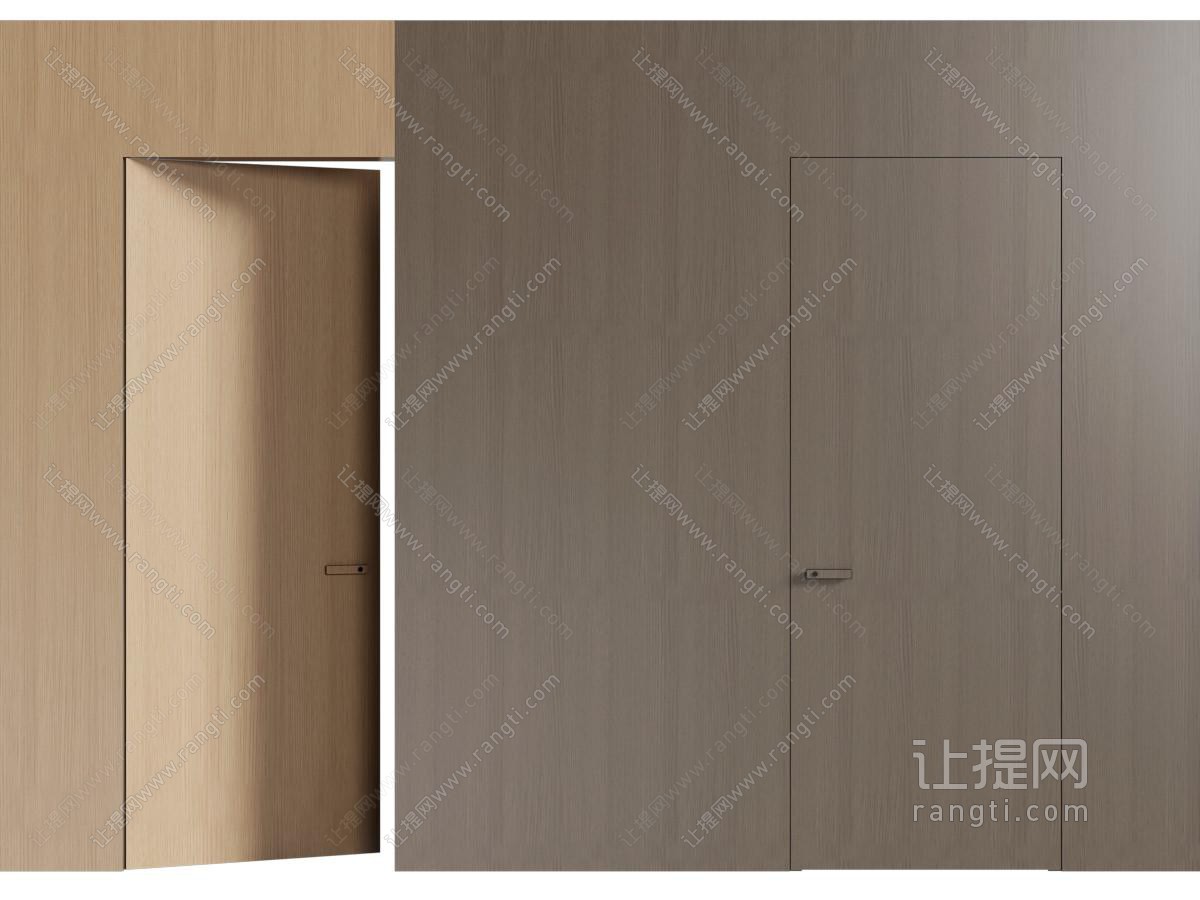 现代意式单开门