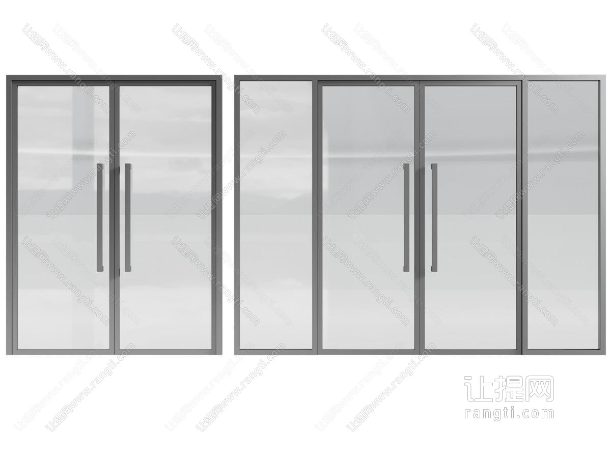 现代双开门