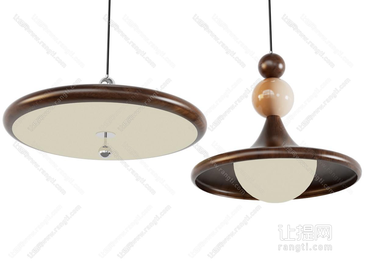 中古侘寂吊灯 复古吊灯 飞碟吊灯