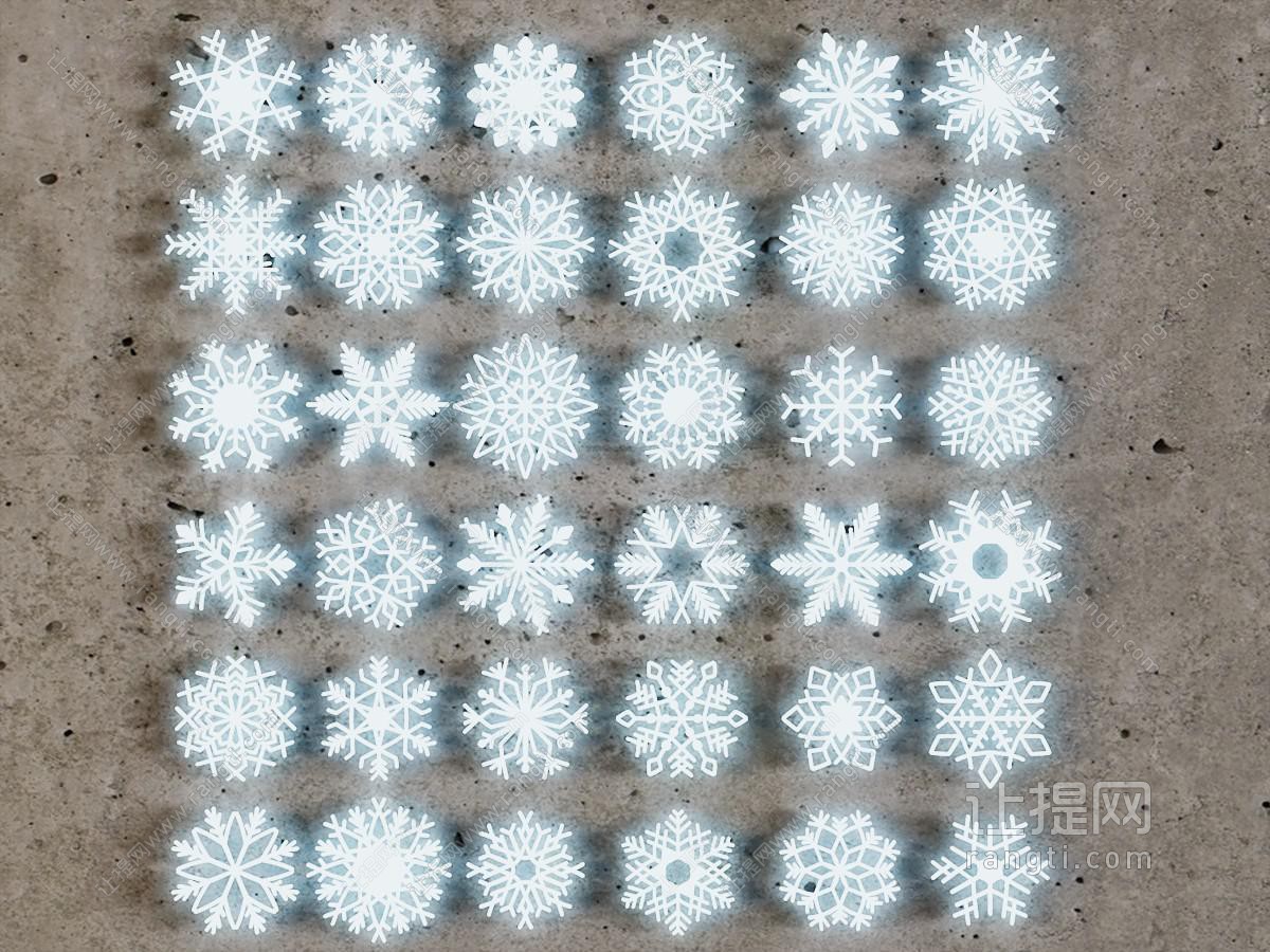 现代冰雪节 雪花灯