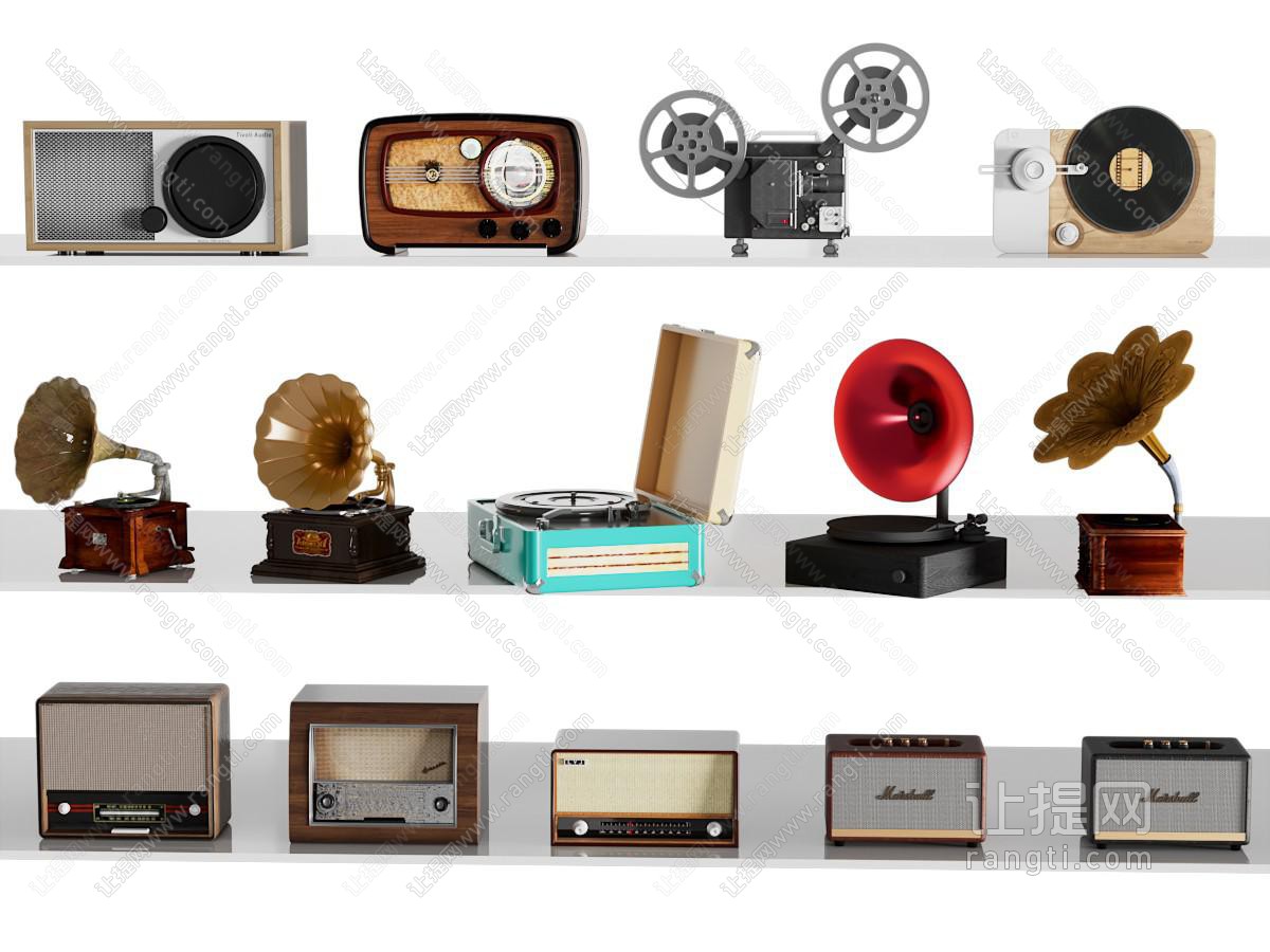 留声机 收银机 家用电器