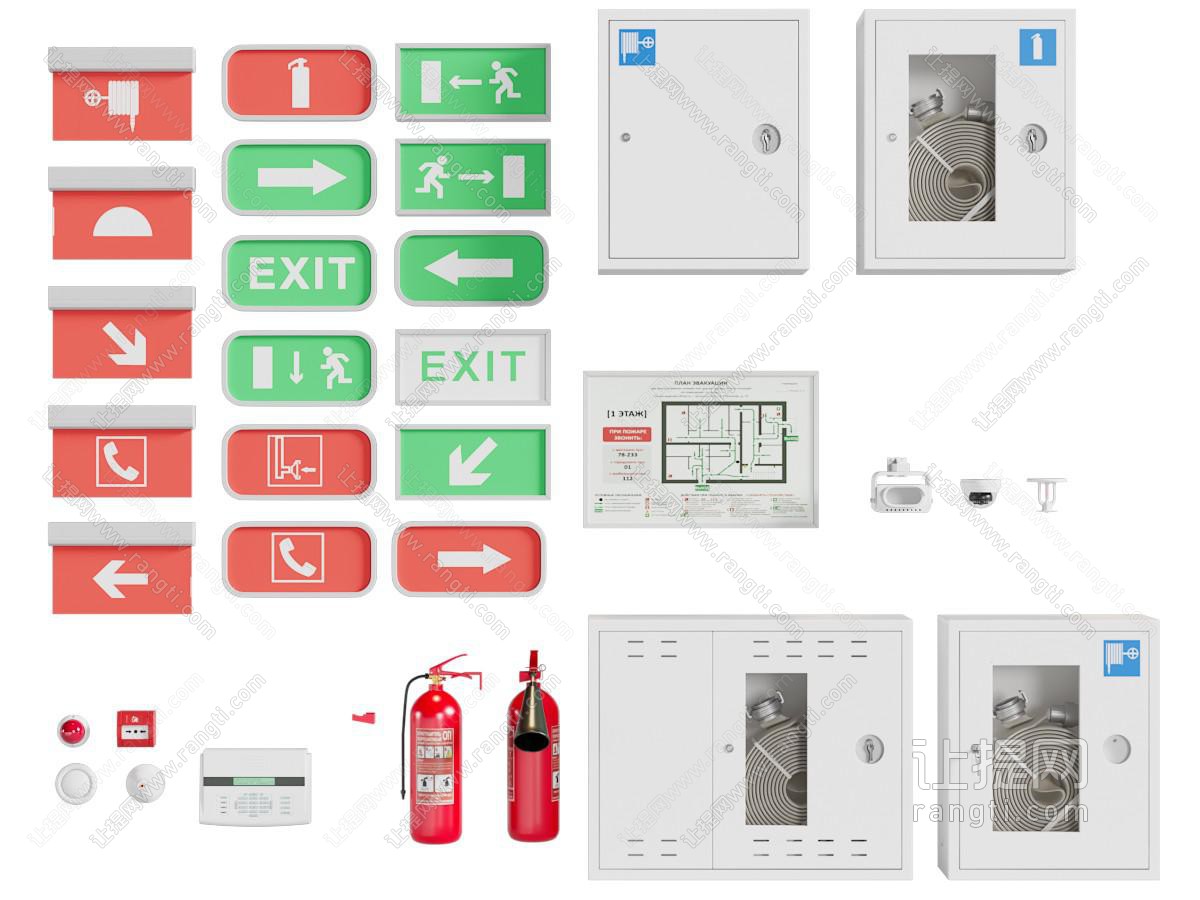 现代消防用品 消防栓 消防门
