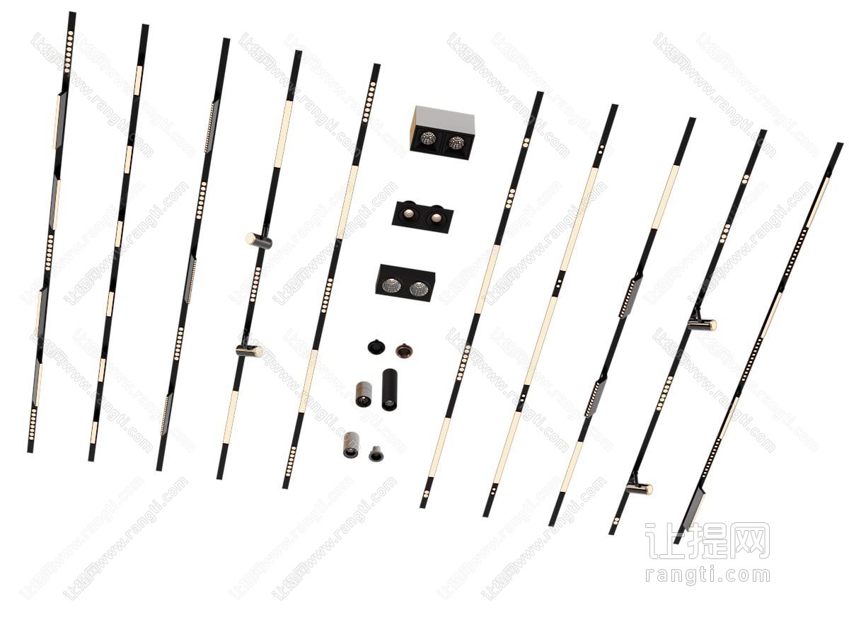现代简约筒灯射灯组合