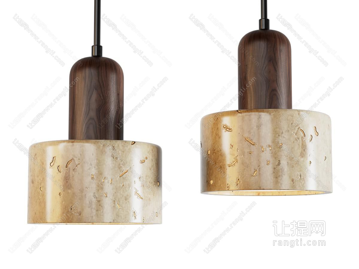 侘寂中古风吊灯