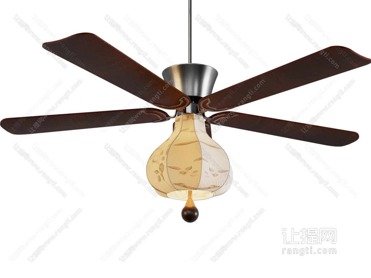 法式中古风扇灯