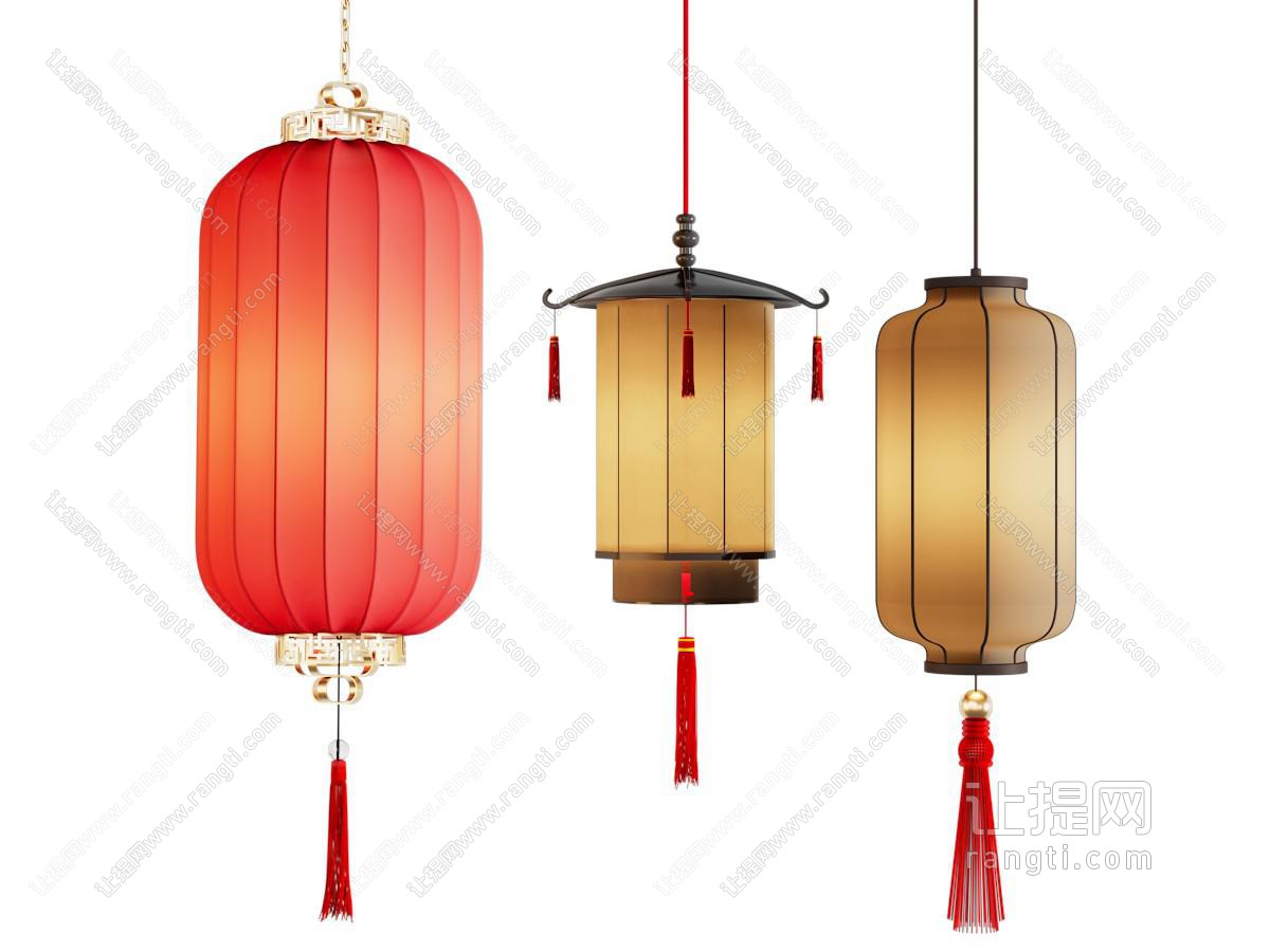 侘寂中式灯笼