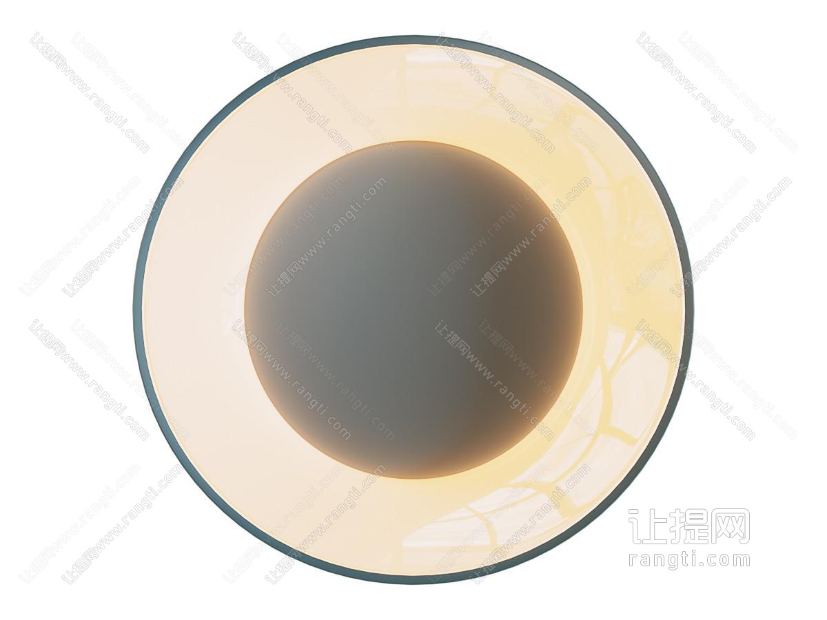 现代圆形儿童房吸顶灯 平板灯