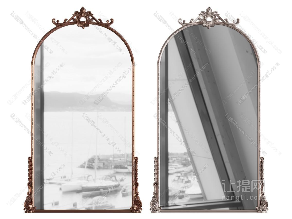 简欧挂件 简欧拱门装饰镜子