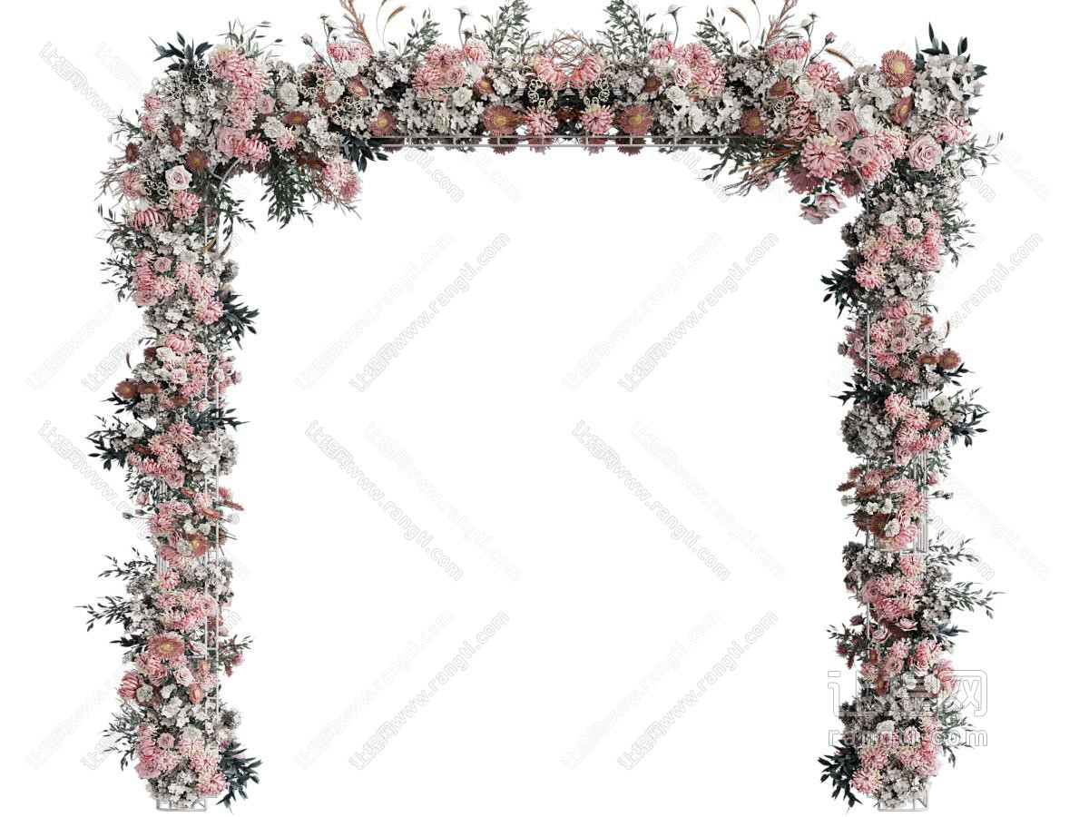 现代花艺拱门