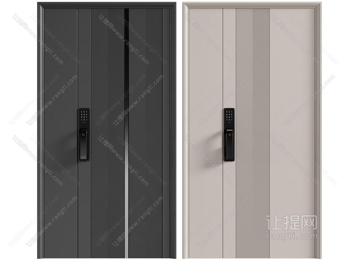现代入户门 防盗门
