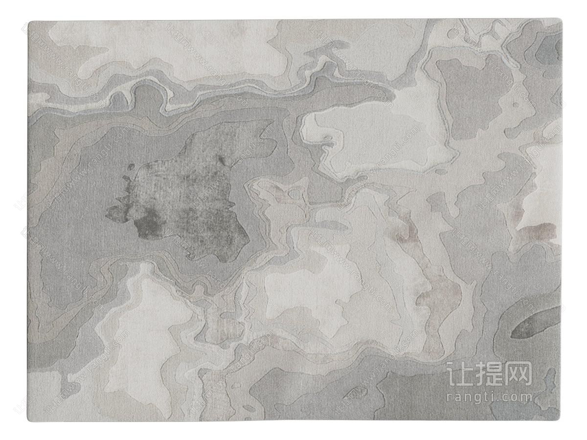 现代意式地毯 布艺 毛绒