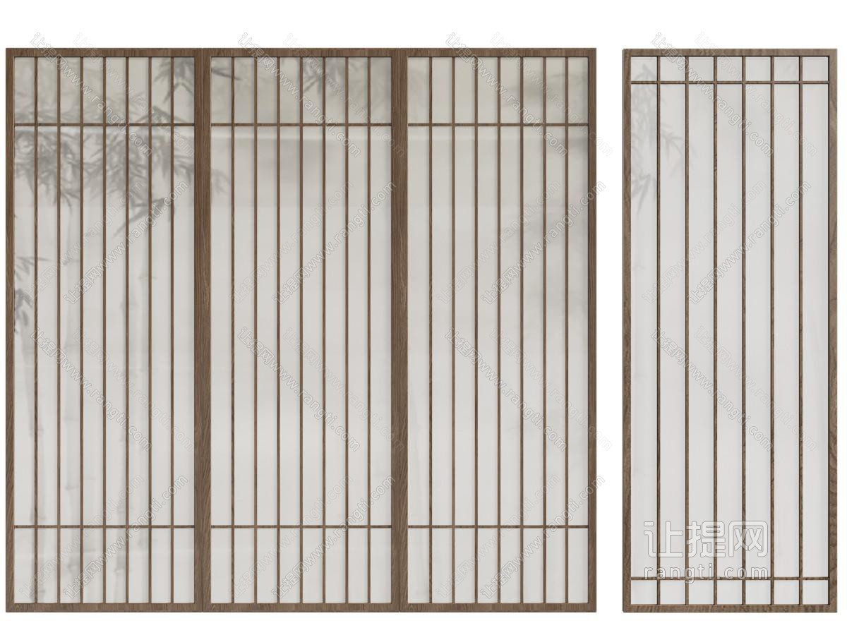 新中式隔断 玄关屏风隔断