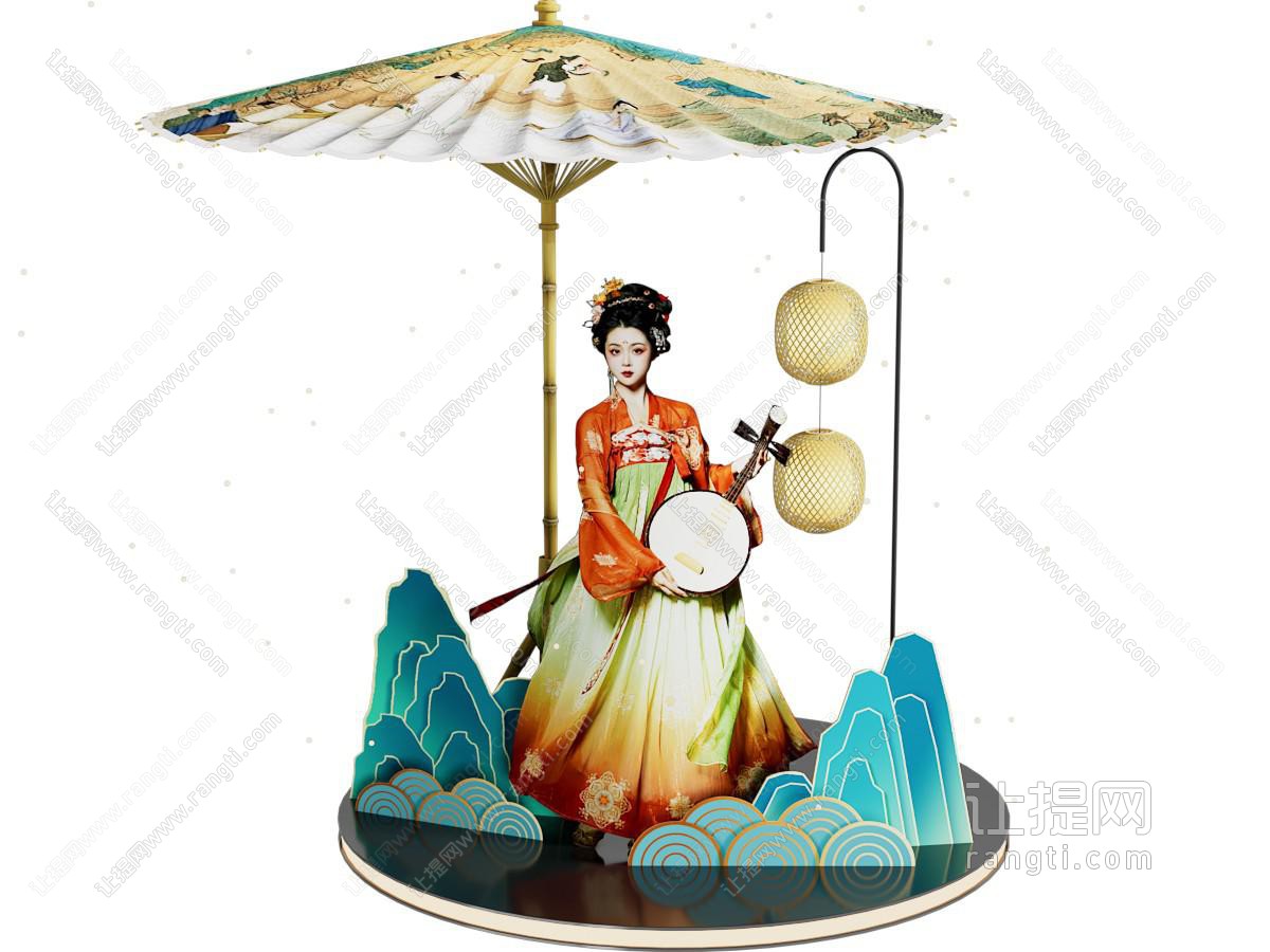 新中式中式美陈