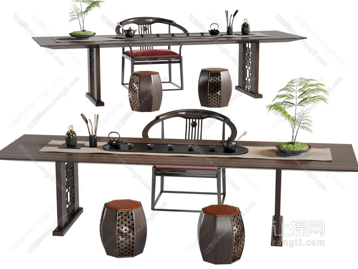 新中式茶桌 茶台