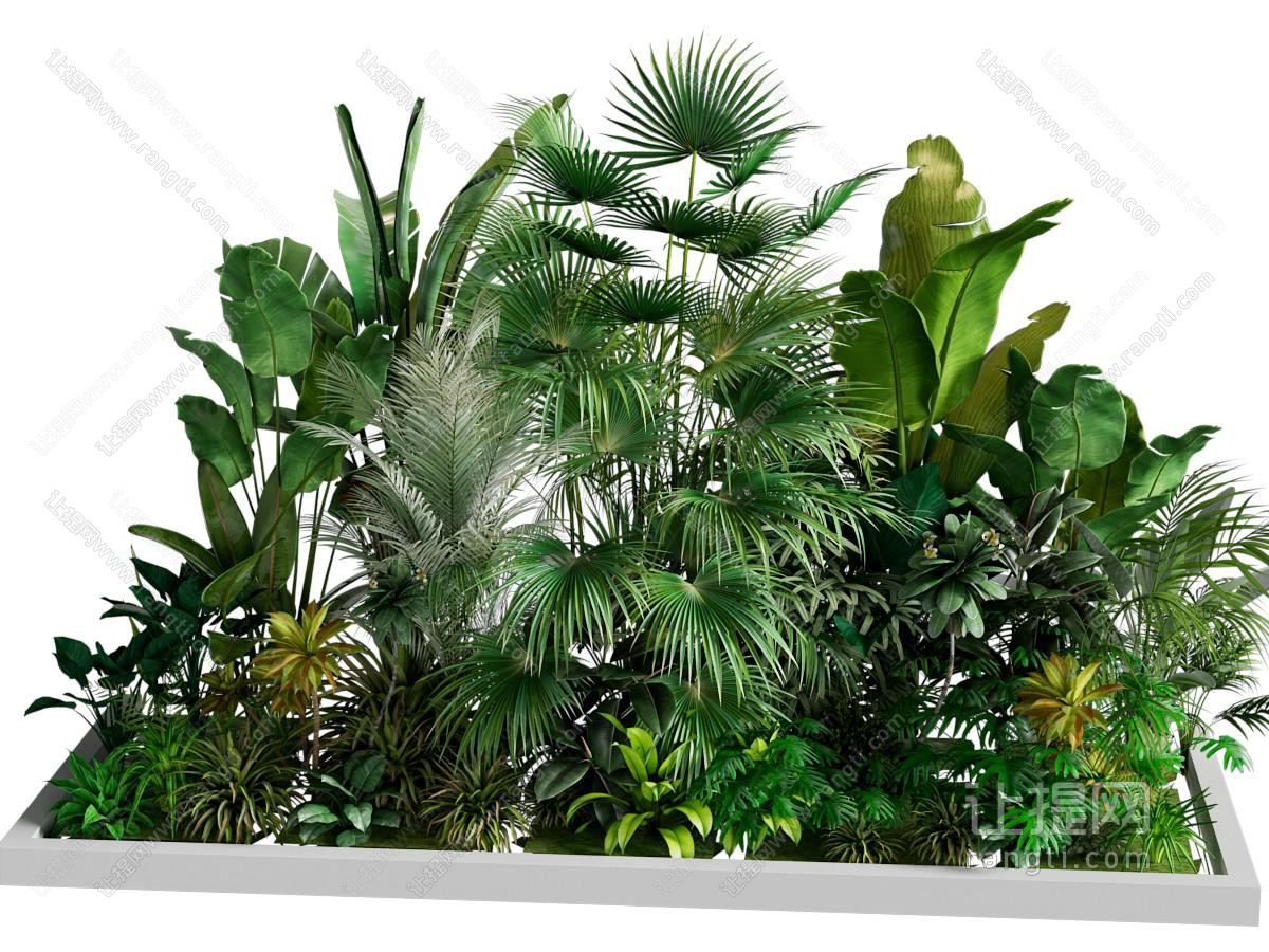 现代绿植园艺小品