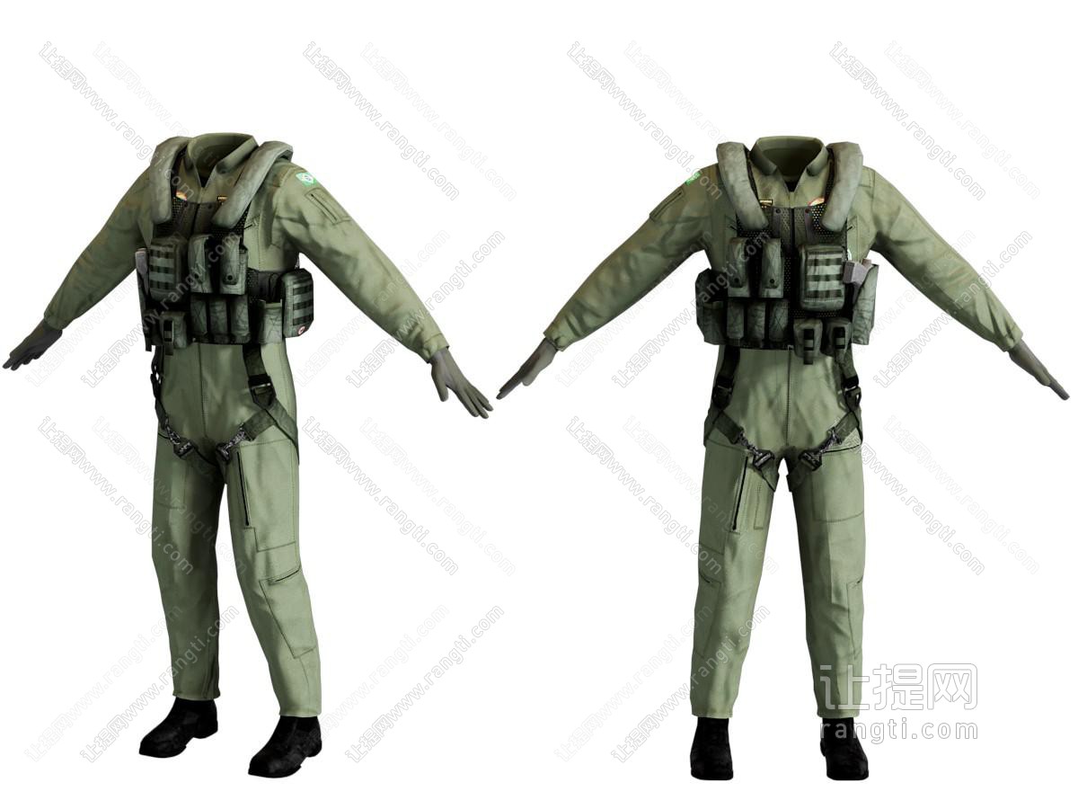 现代航空飞行服 飞行员服装 战机驾驶员服装