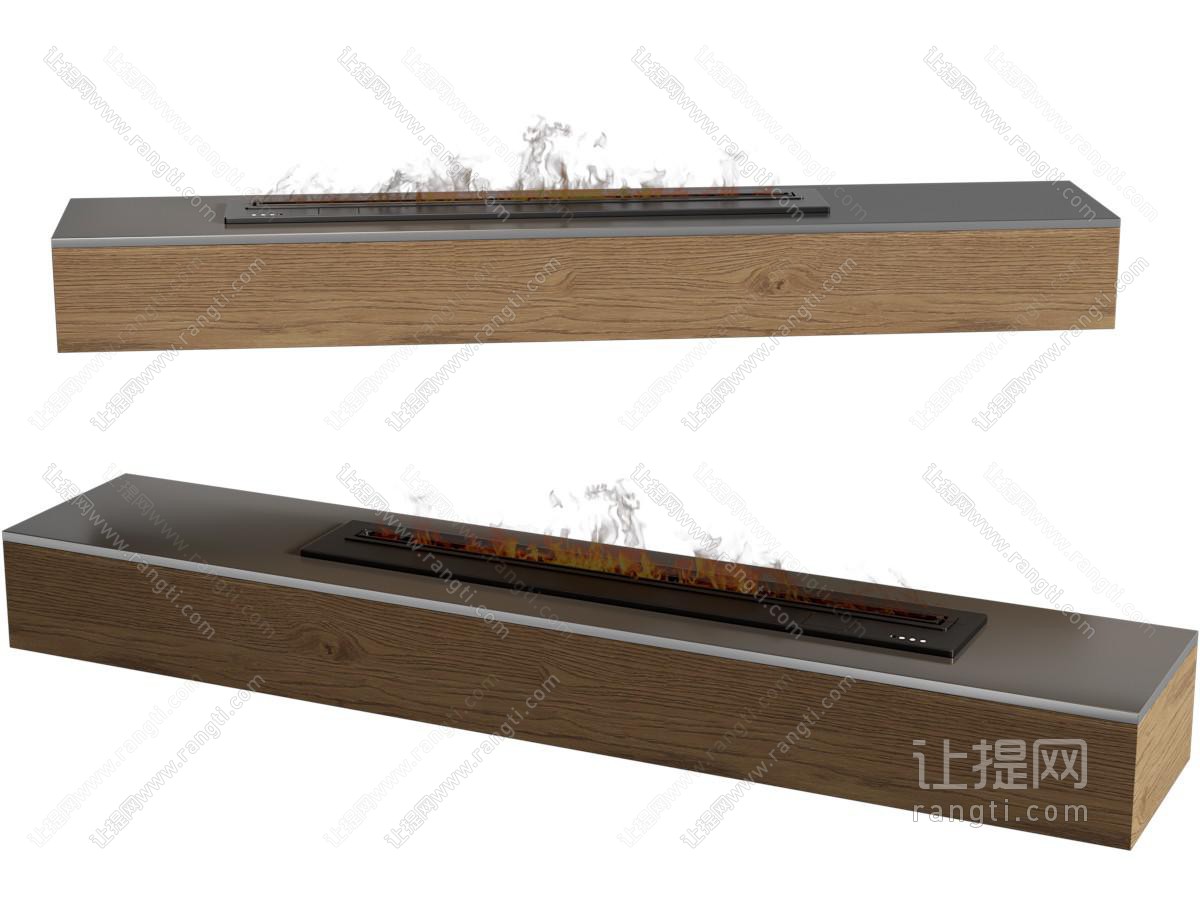 现代壁炉