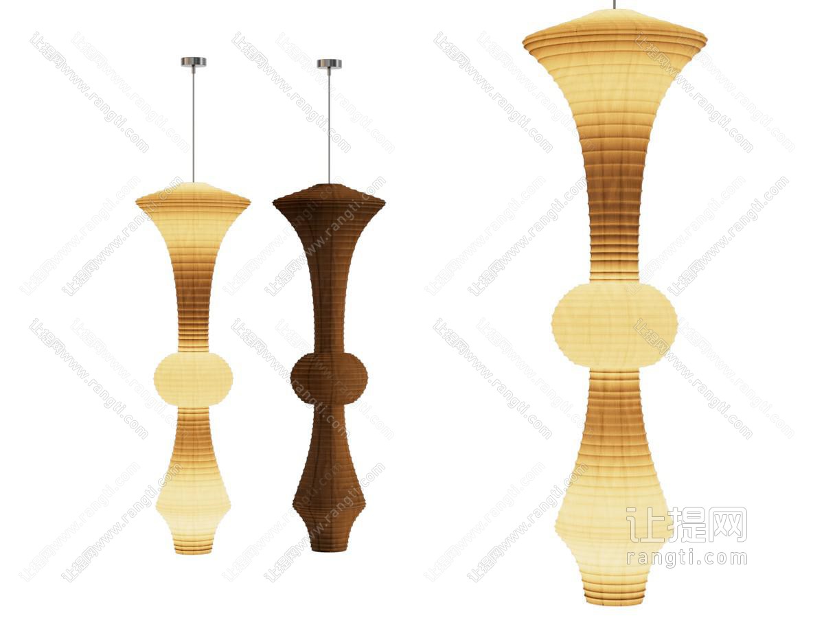 中古风吊灯纸扎吊灯