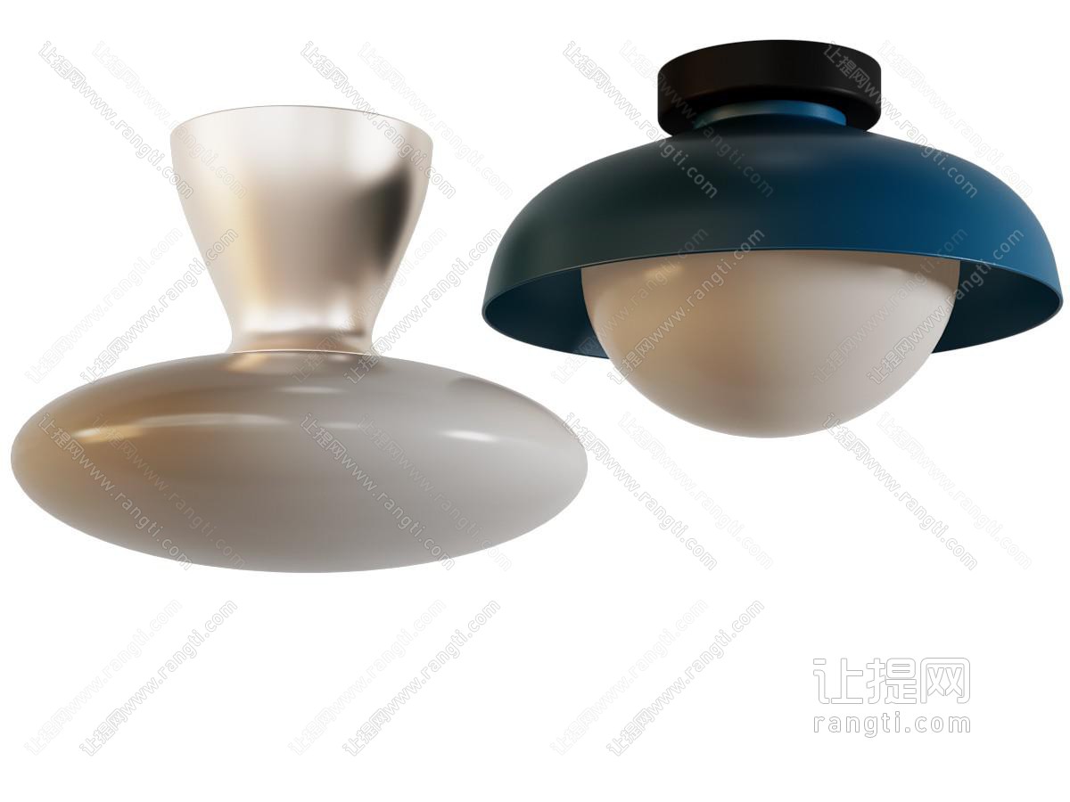 中古复古吸顶灯