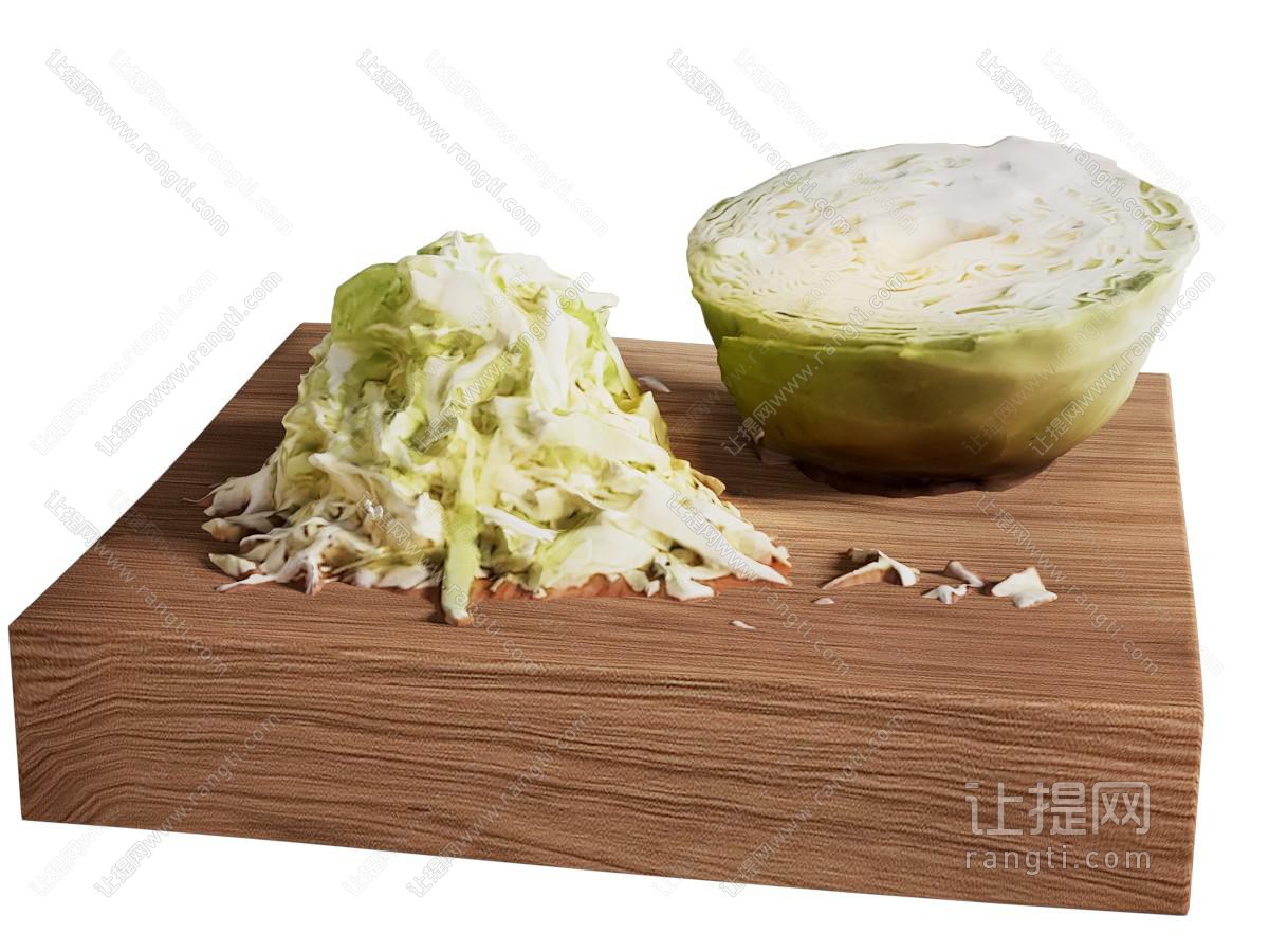 现代砧板 卷心菜 厨具