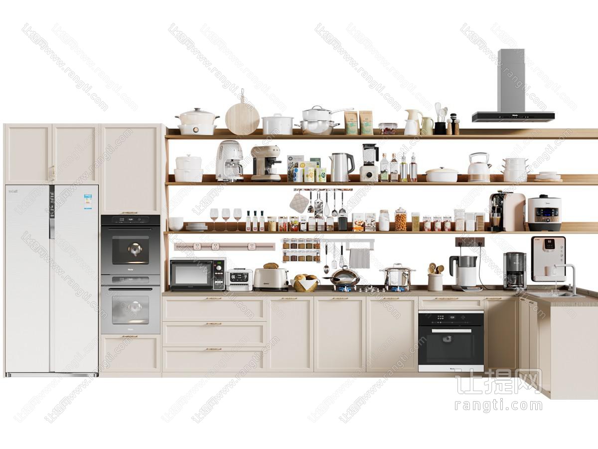 厨房用品 厨房电器 嵌入式烤箱 咖啡机 面包机 筷子盒