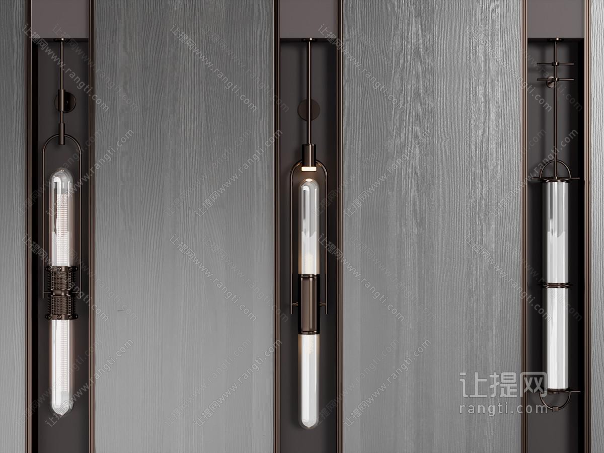 现代玻璃壁灯