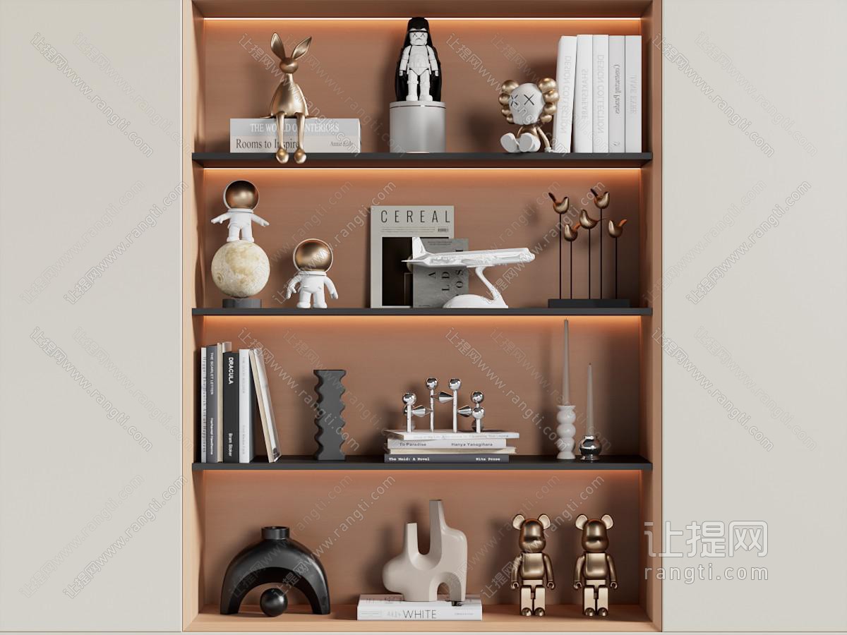 现代装饰品摆件 书籍 工艺品