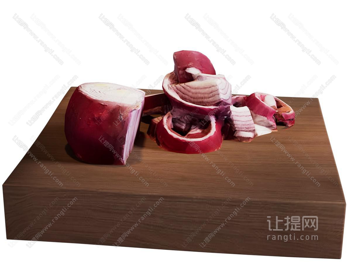 现代砧板上的洋葱