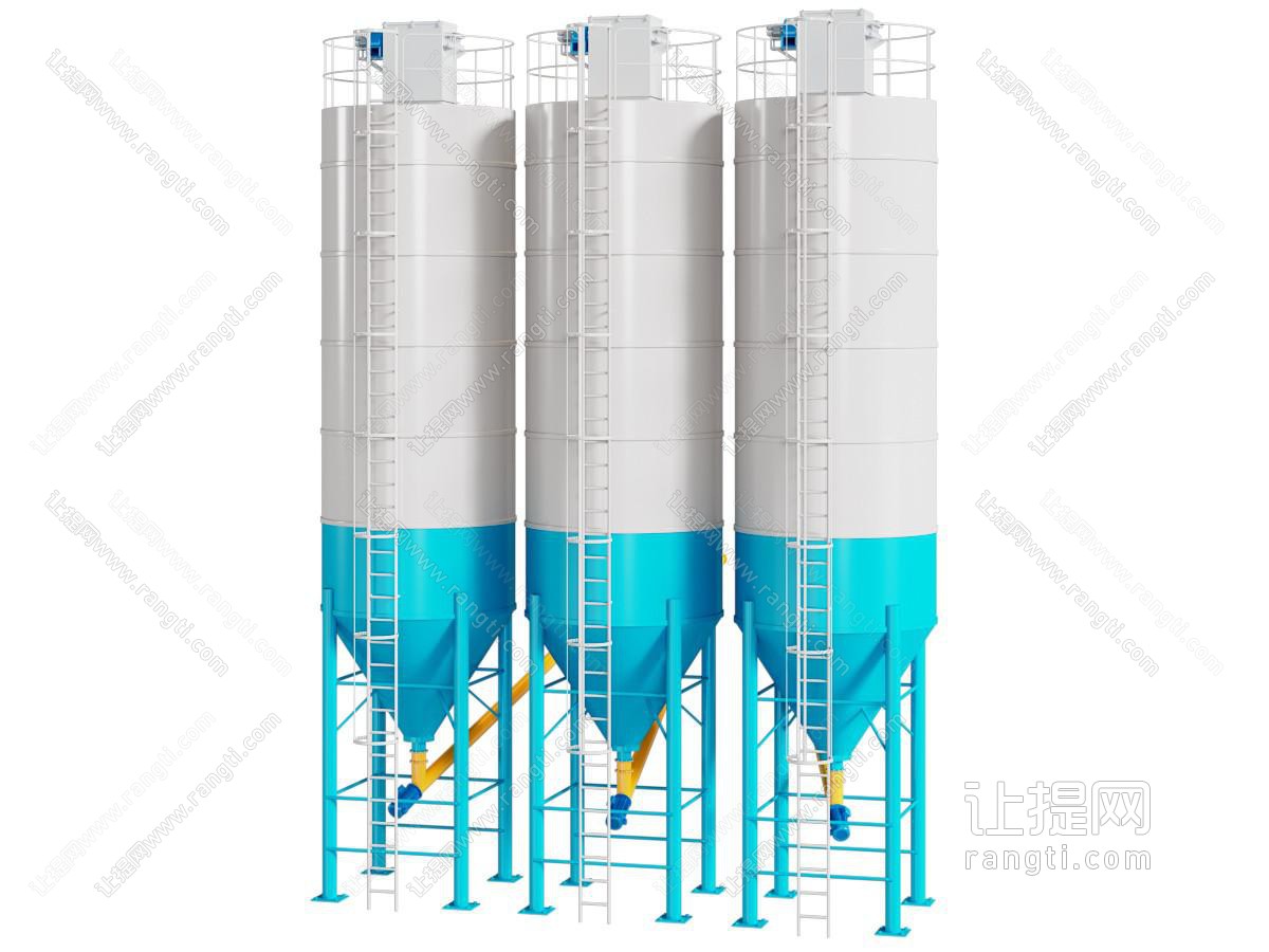 现代水泥粉料储存储料罐 工业设备
