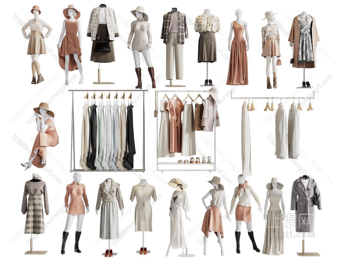 现代服装美陈 展示